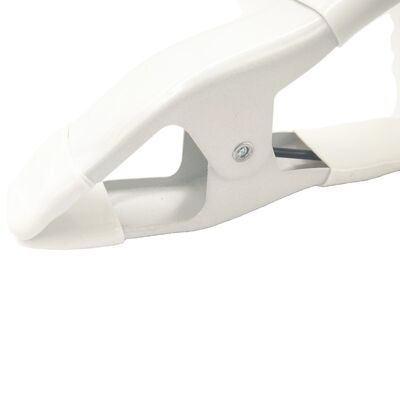 주문 맞춤형 로고 타입 강철 스프링 웨딩 드레스 클램프 화이트 클립 금속 스탬핑 부품 스프링 클램프 online manufacture